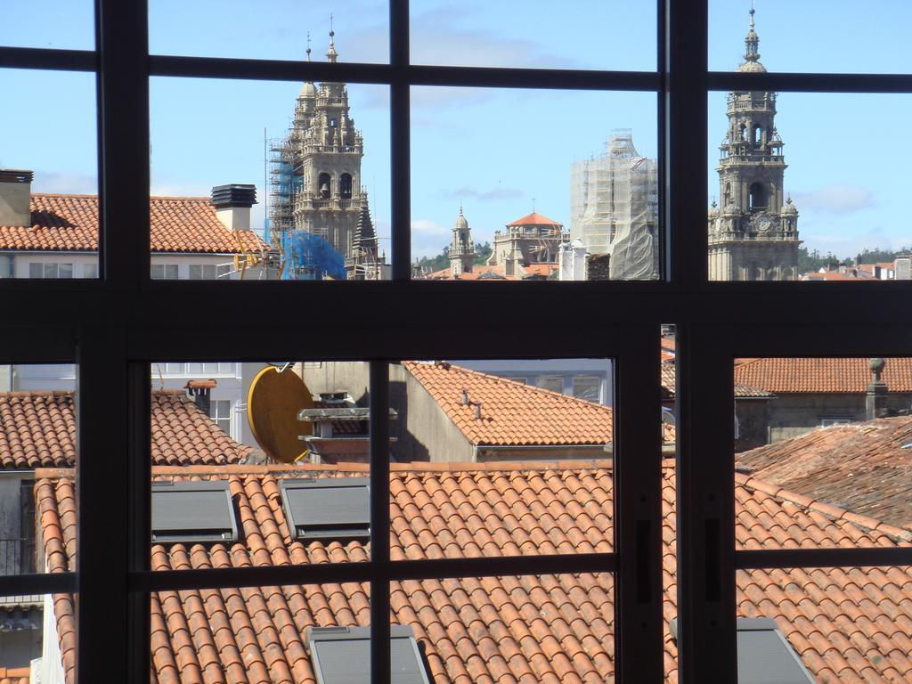 Hostal Pension "Centro" ซานติอาโก เด กอมโปสเตลา ภายนอก รูปภาพ