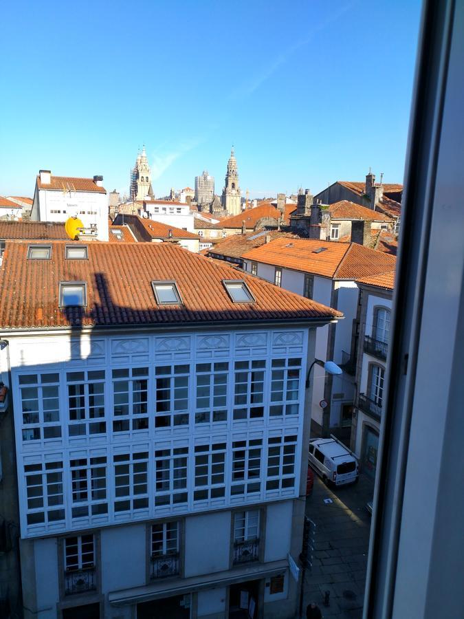 Hostal Pension "Centro" ซานติอาโก เด กอมโปสเตลา ภายนอก รูปภาพ